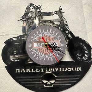 Harley Davidson wall clock